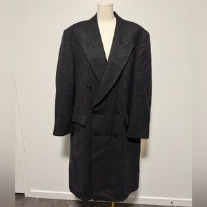 Men’s Double-Breasted Charcoal Colour Coat
